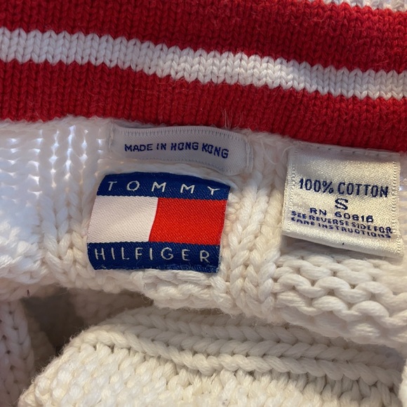 Tommy Hilifiger 100% cotton cable knit sweater.. vintage - Picture 5 of 5